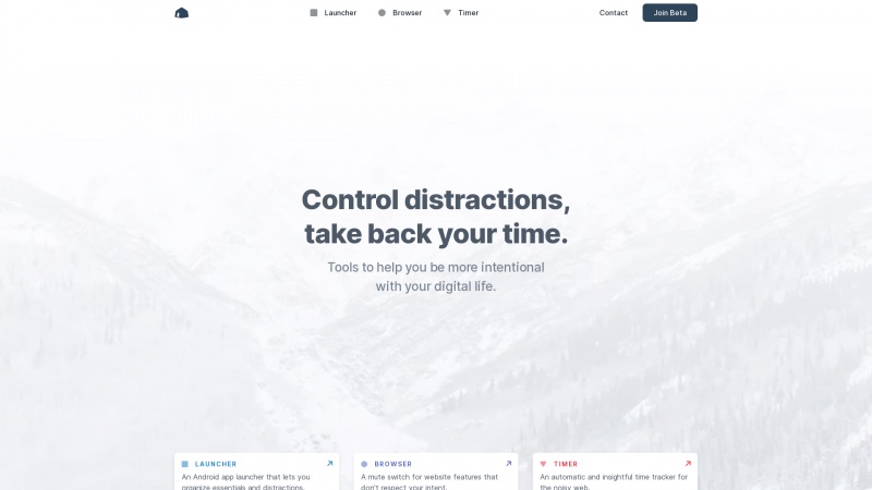 Homepage of addintent