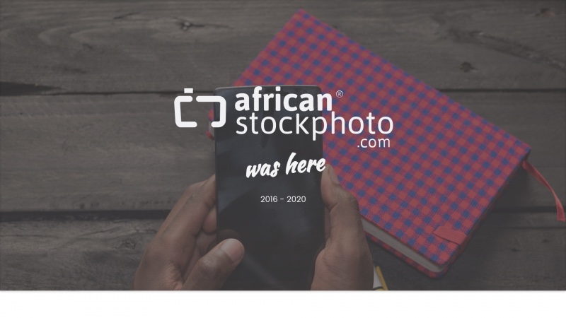 Homepage of africanstockphoto