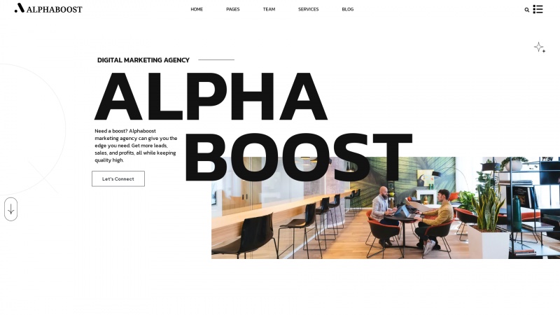 Homepage of alphaboost