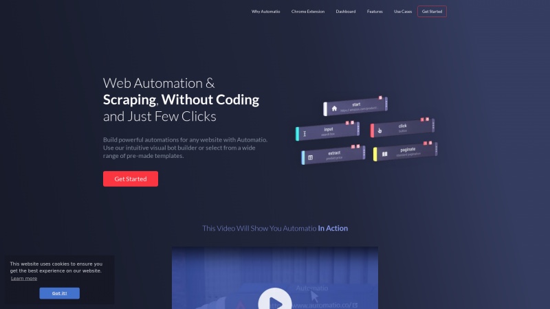 Homepage of automatio