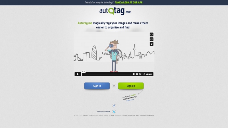 Homepage of autotag