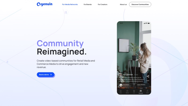 Homepage of begenuin