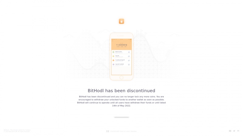 Homepage of bithodl