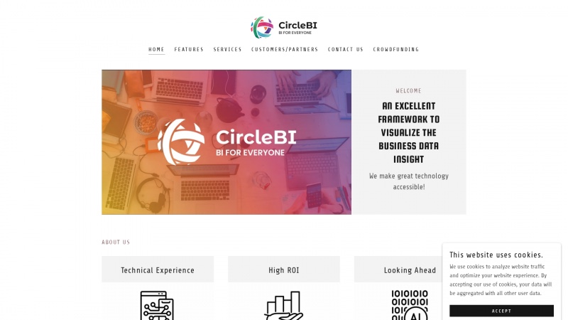 Homepage of circlebi