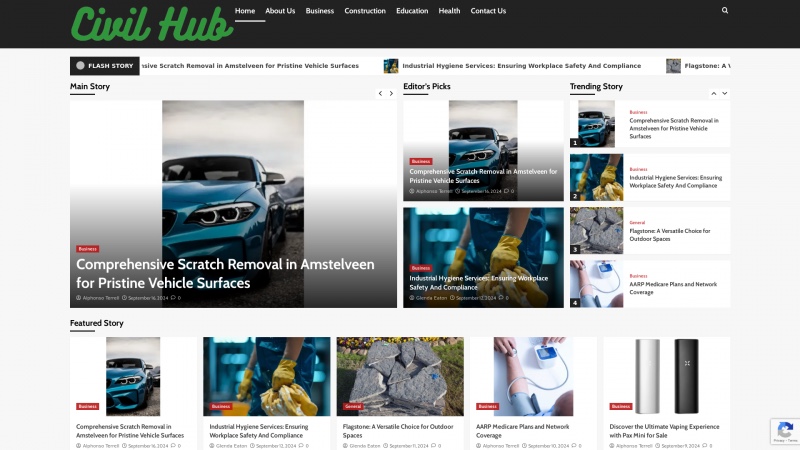 Homepage of civilhub