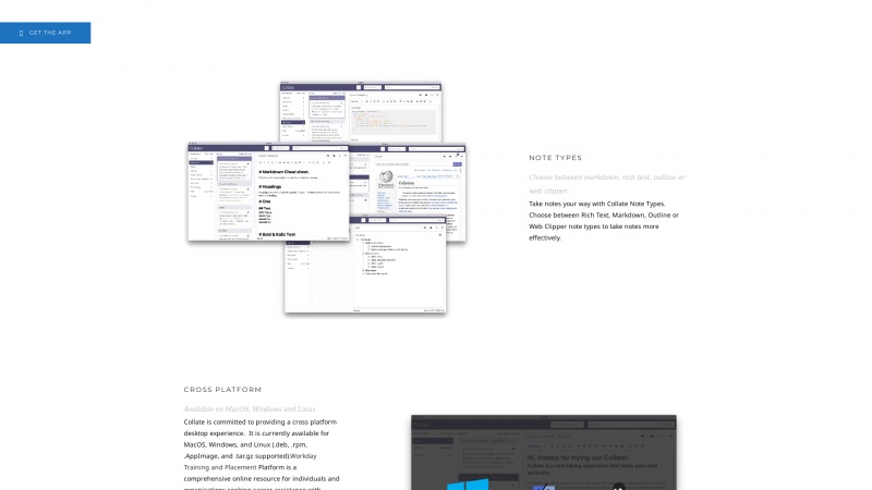 Homepage of collatenotes