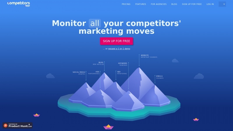 Homepage of competitive