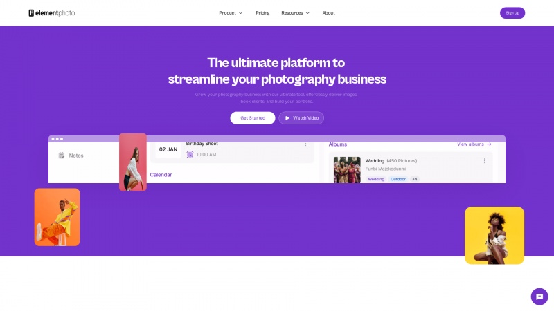 Homepage of element