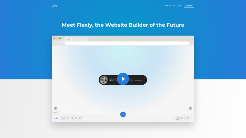 Homepage of flex