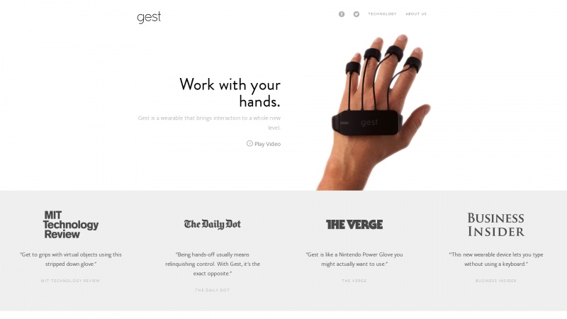 Homepage of gest