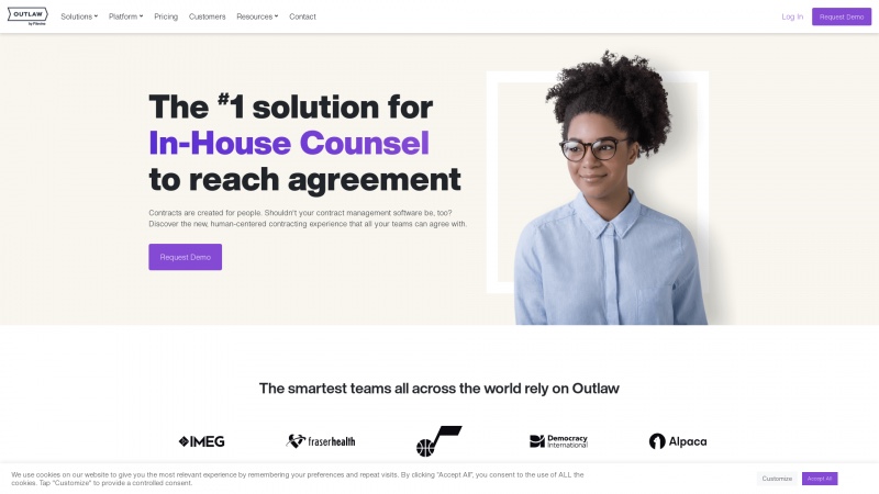 Homepage of getoutlaw