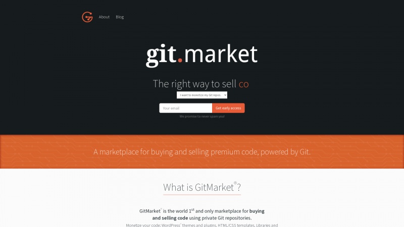 Homepage of git