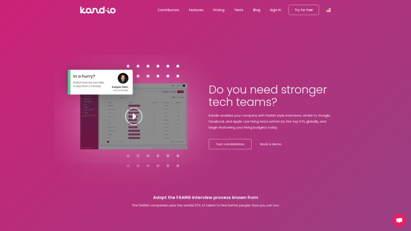 Homepage of kand