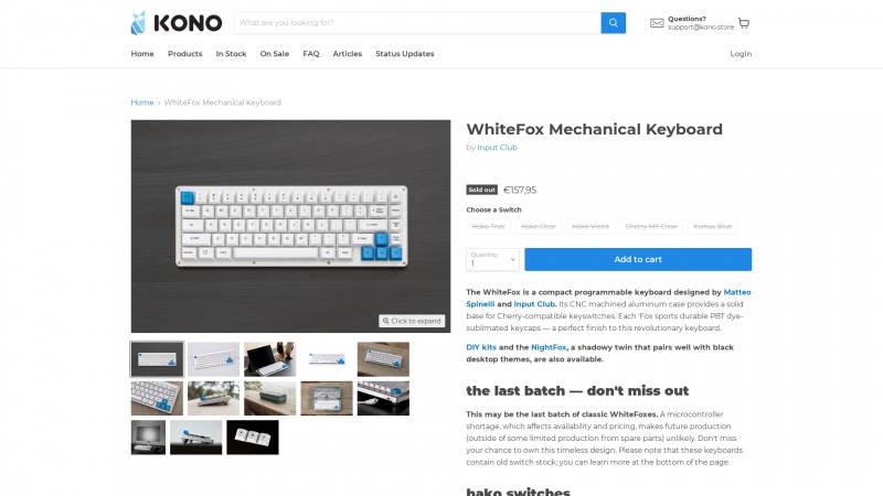 Homepage of kono