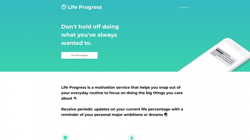 Homepage of lifeprogress