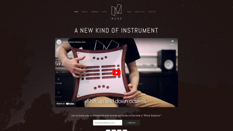 Homepage of munemusic