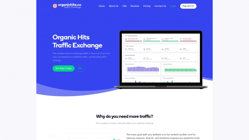 Homepage of organichits