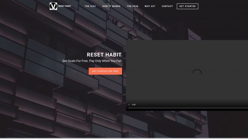 Homepage of resethabit