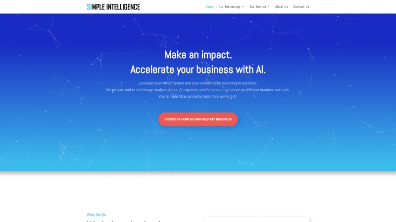 Homepage of simpleintelligence