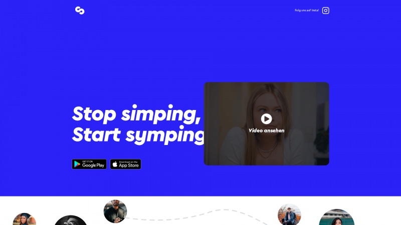 Homepage of symp