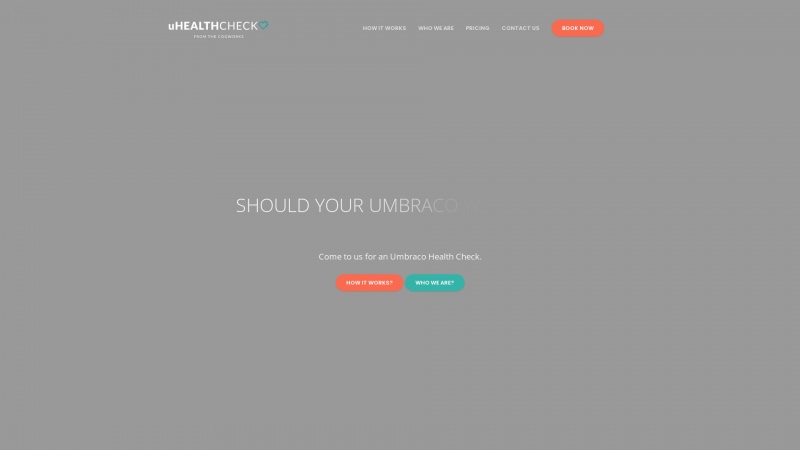 Homepage of uhealthcheck