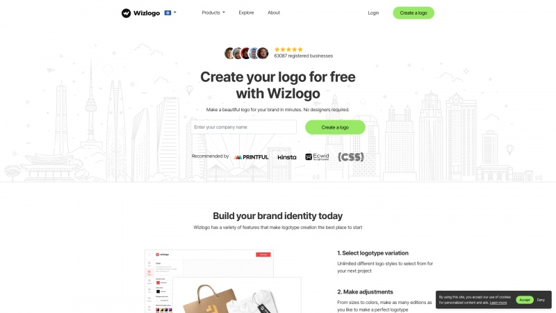 Homepage of wizlogo