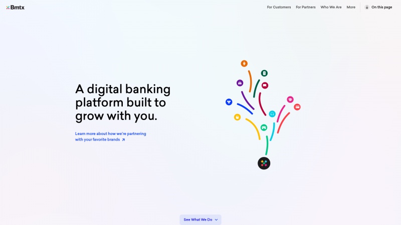 Explore BMTX Digital Banking Services for Customers and Partners Homepage of bankmobile