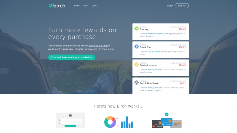 Homepage of birchfinance