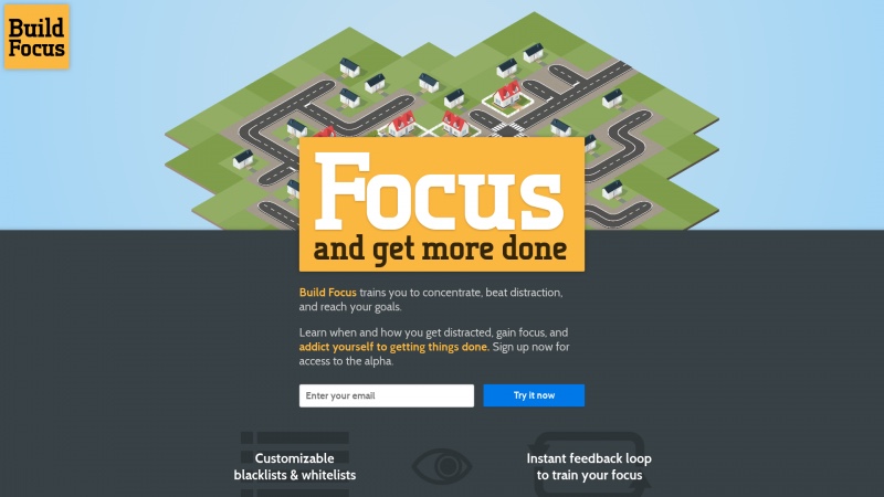 Homepage of buildfocus