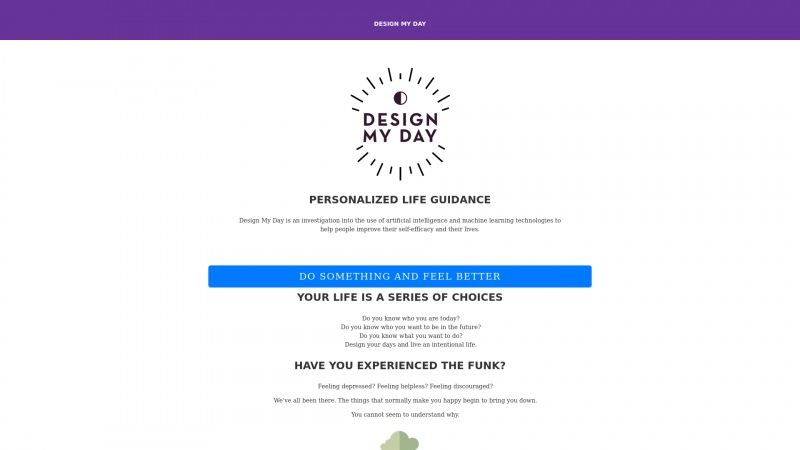 Homepage of designmyday