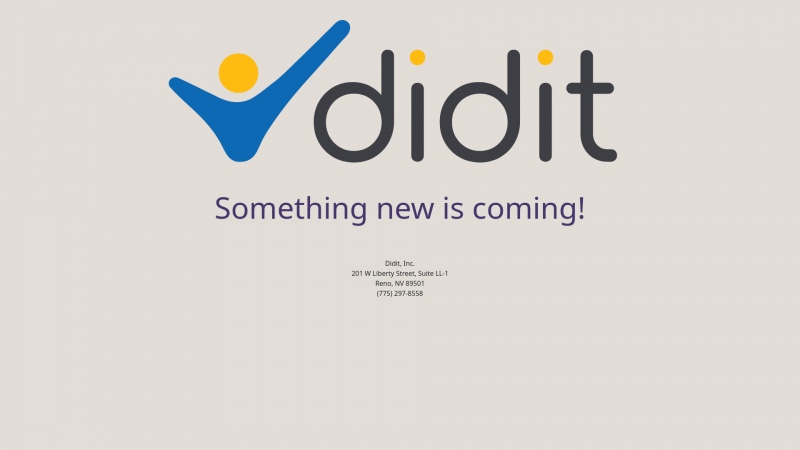 Homepage of didit