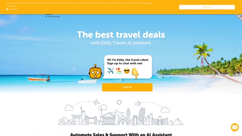 Homepage of eddytravels