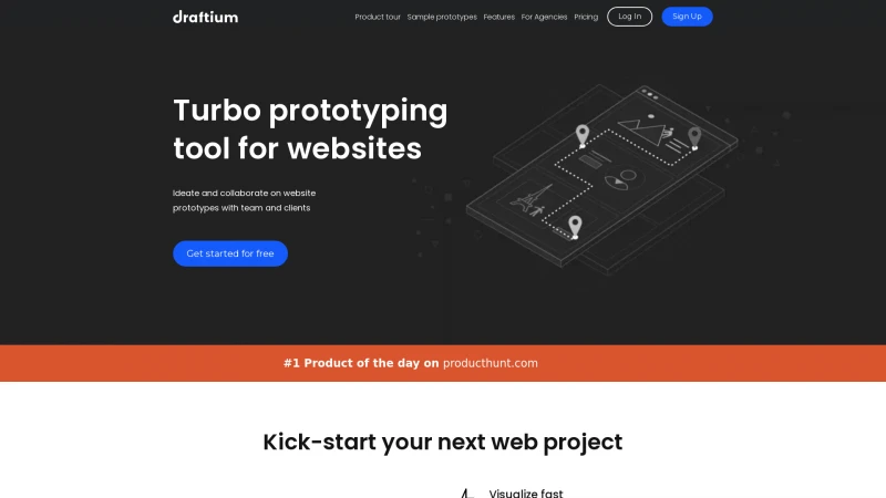 Homepage of draftium