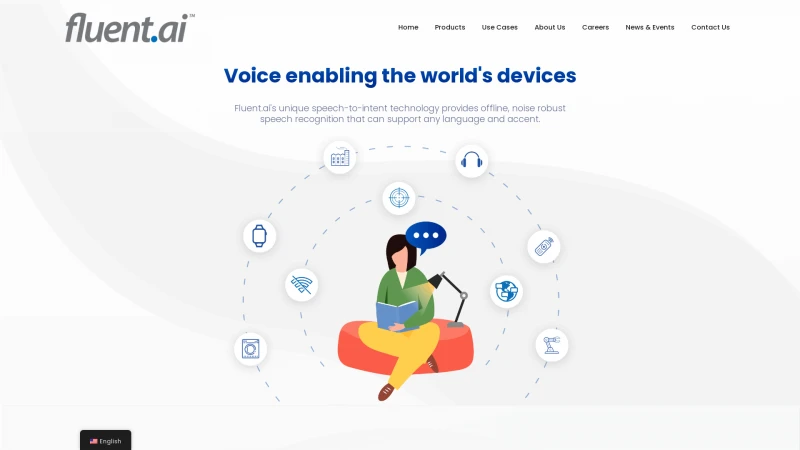 Homepage of fluent