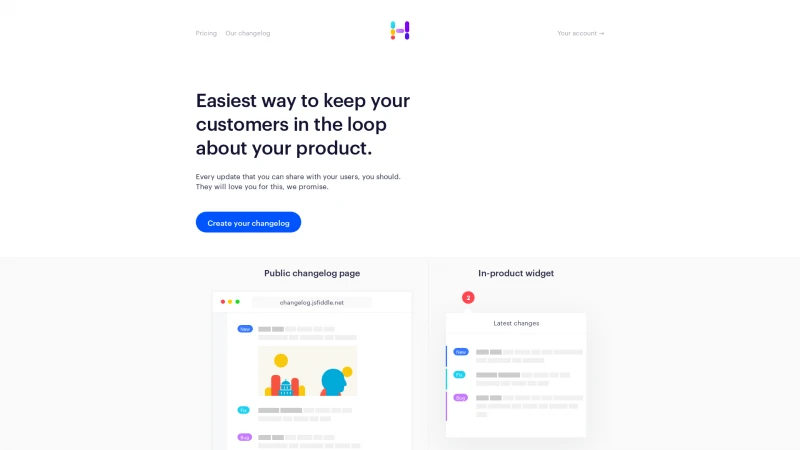 Homepage of headwayapp