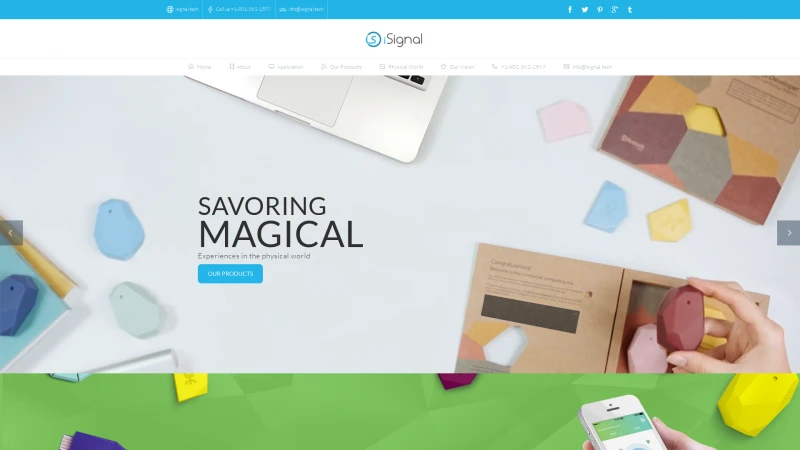 Homepage of isignal