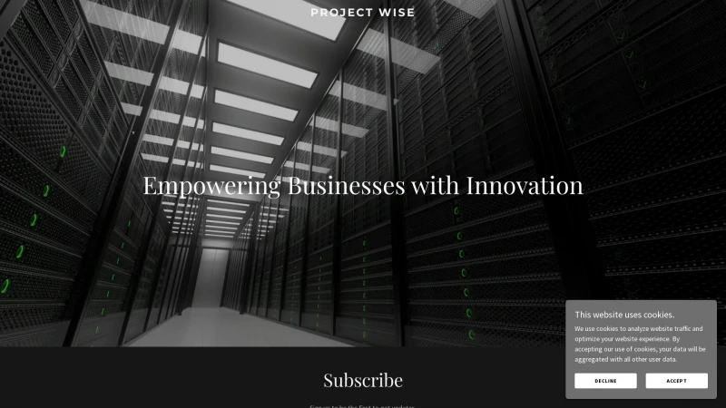 Homepage of projectwise