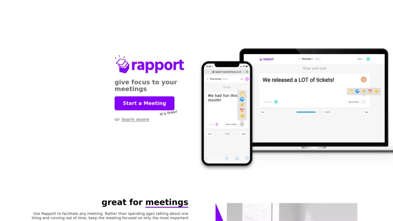 Homepage of leanloop