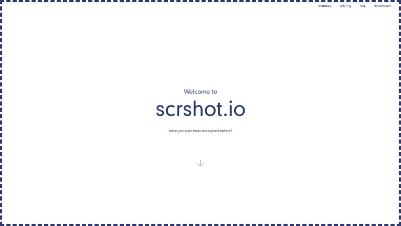 Homepage of scrshot