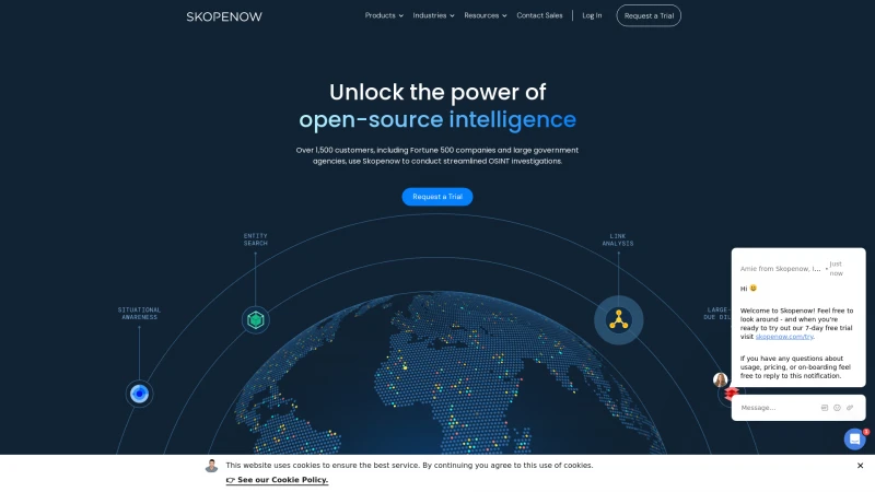 Homepage of skopenow