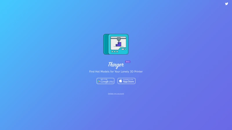 Homepage of thinger