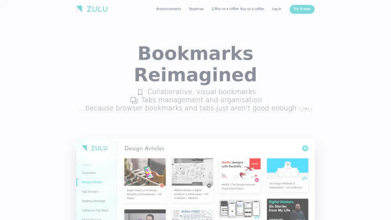 Homepage of tryzulu