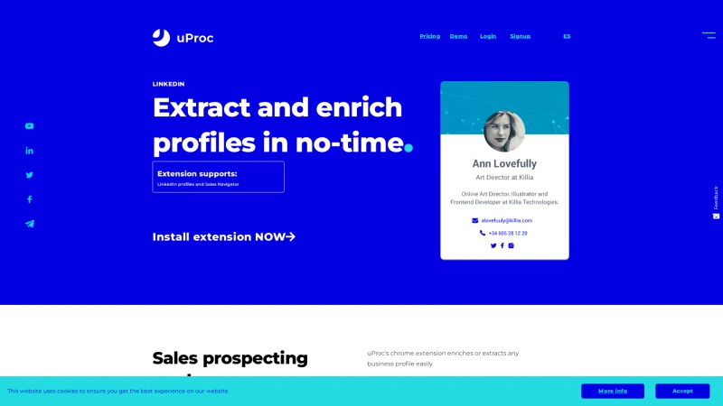 Homepage of uproc