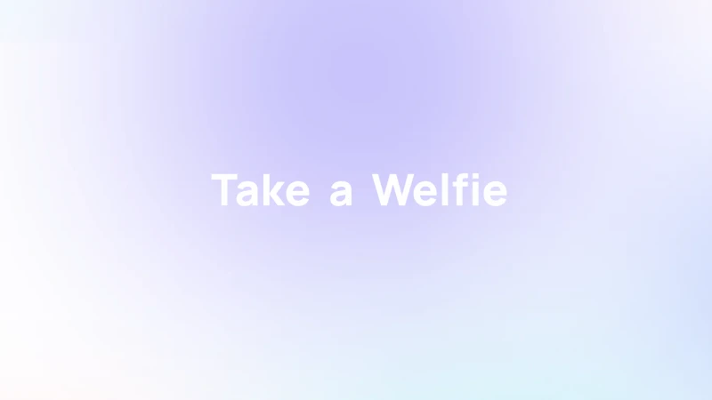 Homepage of welfie