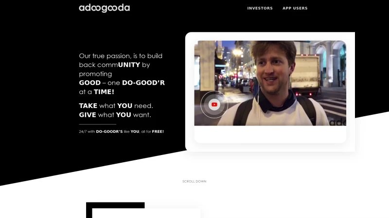 Homepage of adoogooda