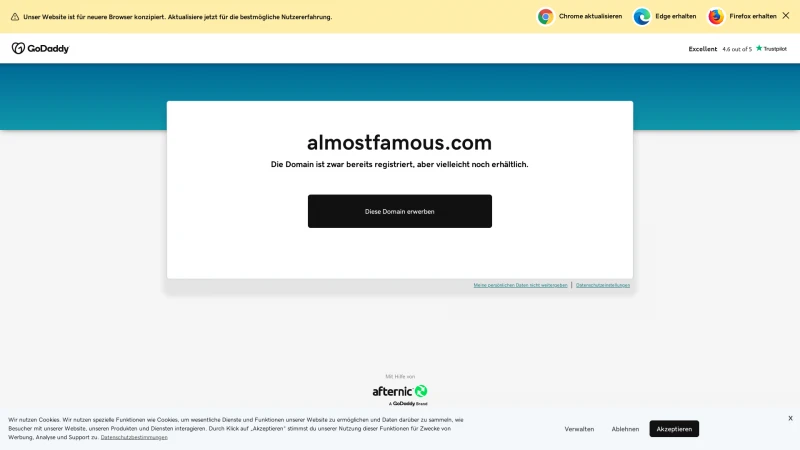 Homepage of almostfamous