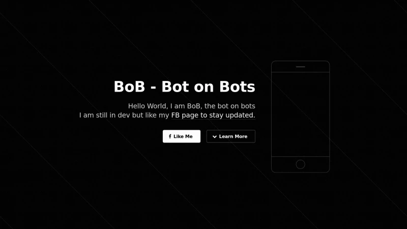 Homepage of botonbots