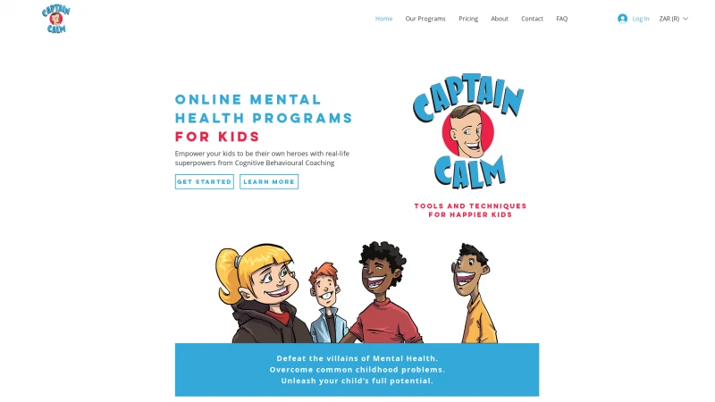 Homepage of captaincalm