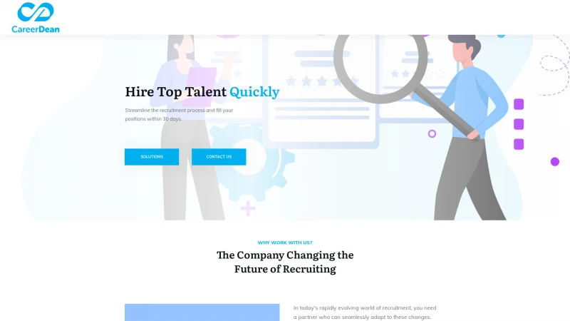 Homepage of careerdean