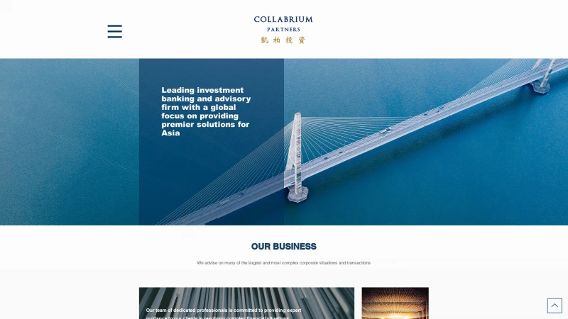 Homepage of collabrium